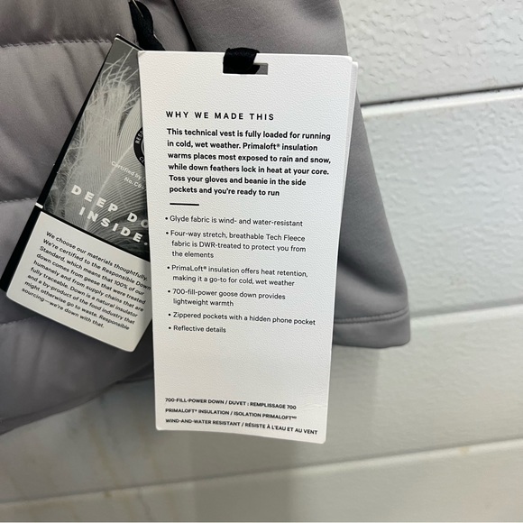 NWT Lululemon Down For It All Vest insulated puffer goose - Dark Chrome - Picture 11 of 14